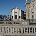 fotografie Basilica di Santa Maria Assunta chiesa di Clusone Valle Seriana Bergamo Italia foto immagini paese